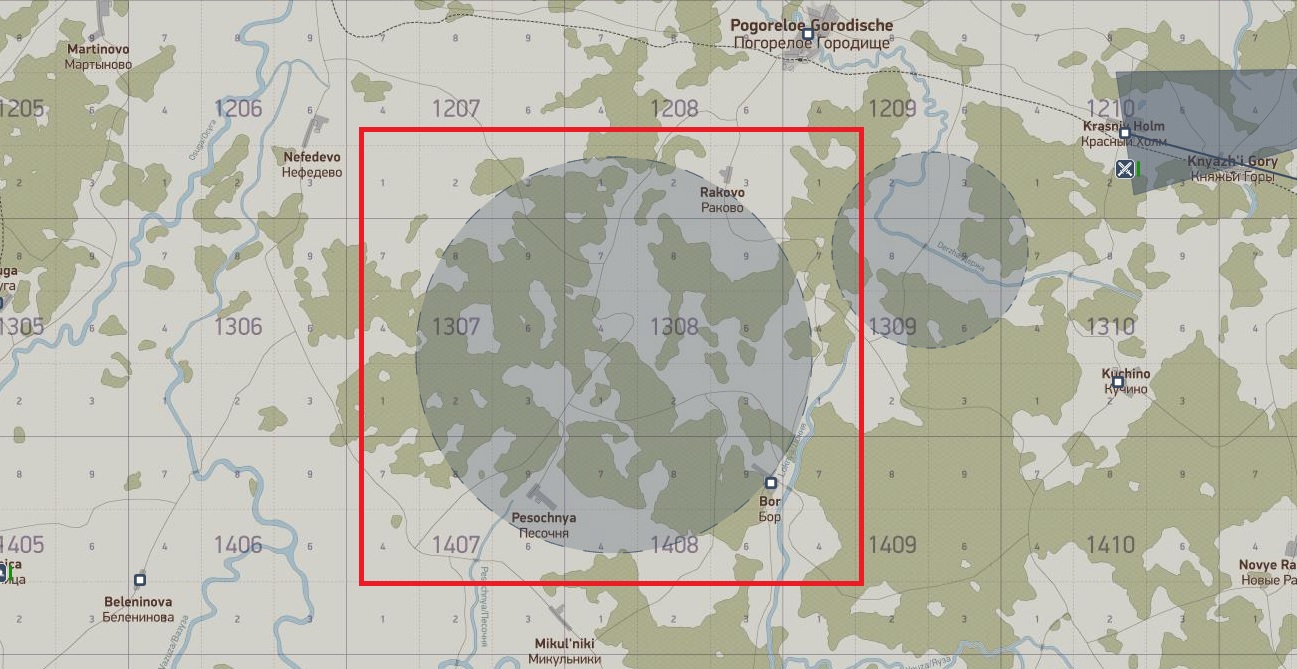 Отображение снабжения на интерактивной карте.