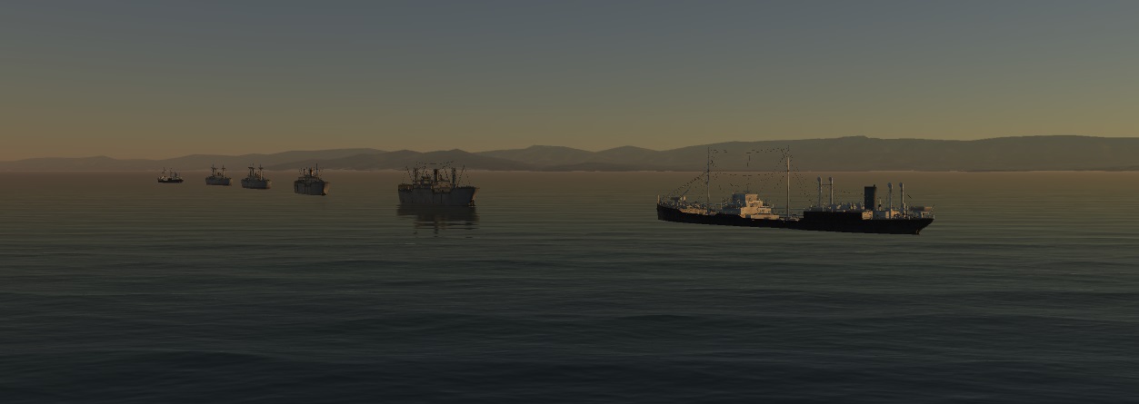 Naval supply convoy Naval supply convoy