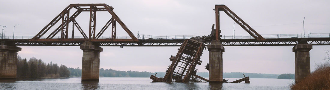 Разрушенный мост
